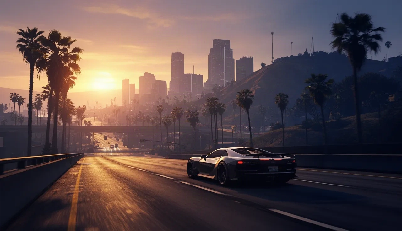 GTA 5 browser game cover (illustration)