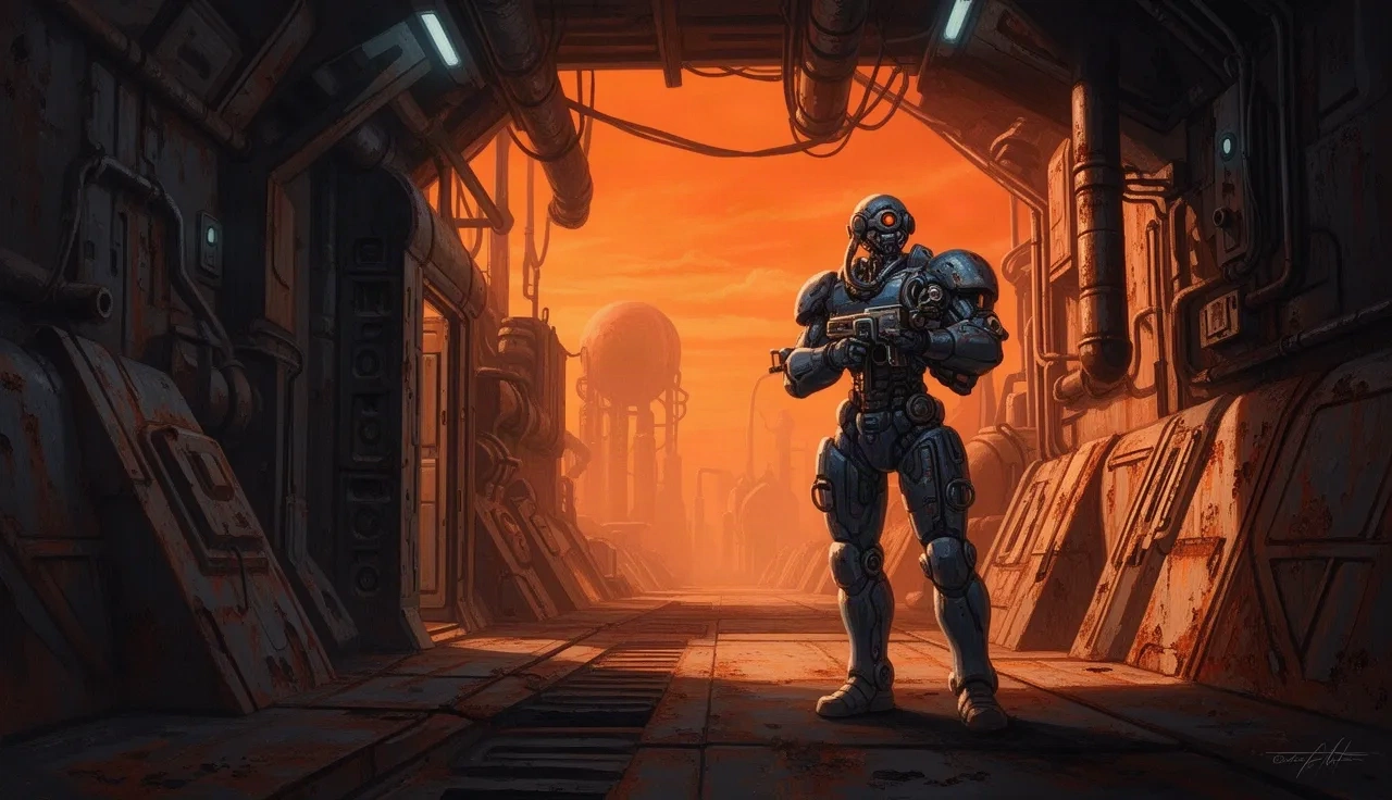 Quake 2 browser game cover (illustration)