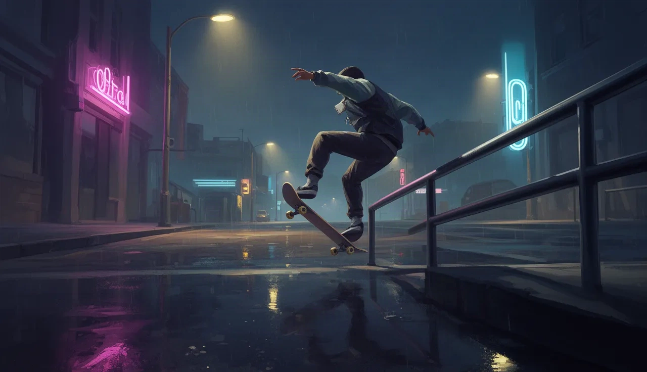 Skate Rust browser game cover (illustration)